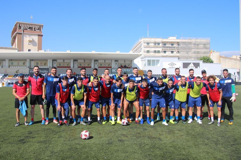 AD Ceuta-Puente Genil, en la primera jornada de Liga