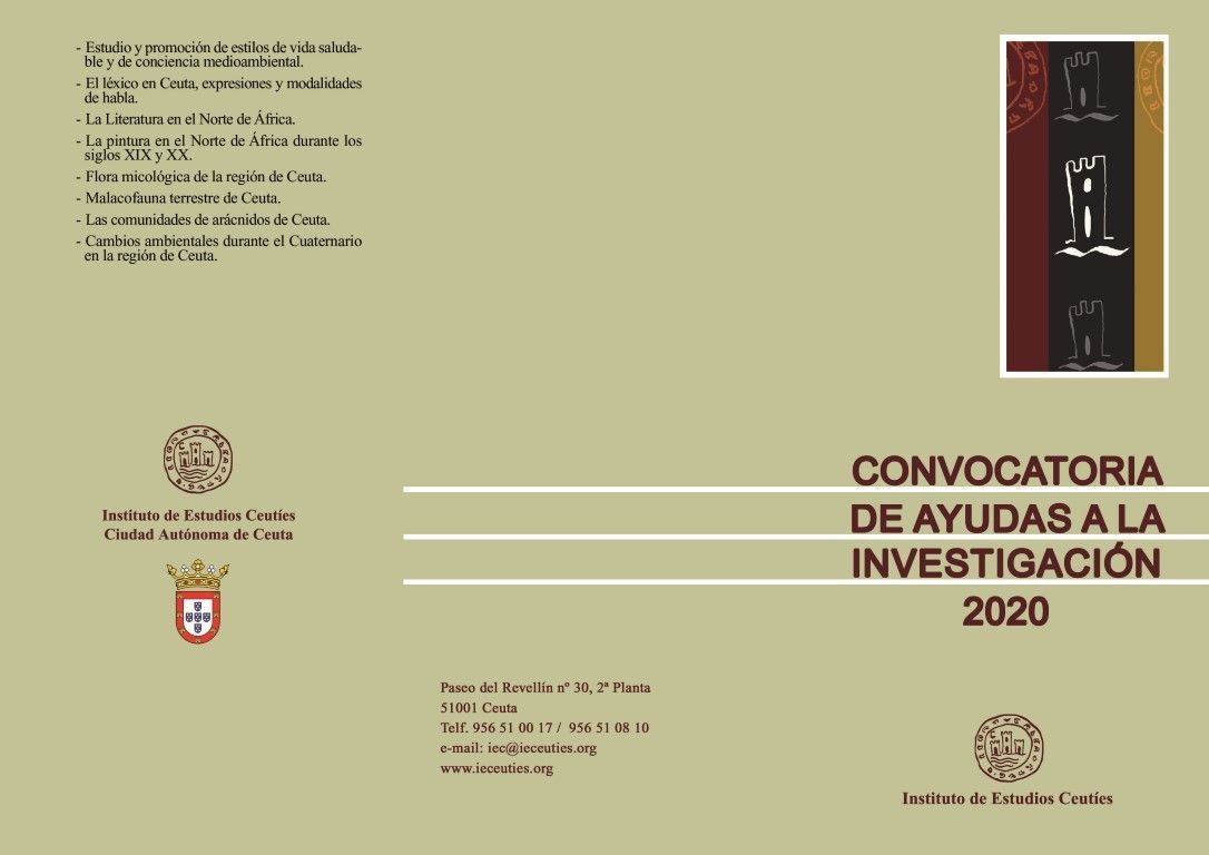 El Instituto de Estudios Ceutíes realiza la convocatoria de ayudas a la investigación