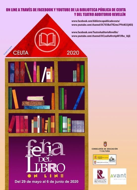La Biblioteca Pública y el Teatro del Revellín celebrarán la Feria del Libro con 18 presentaciones online