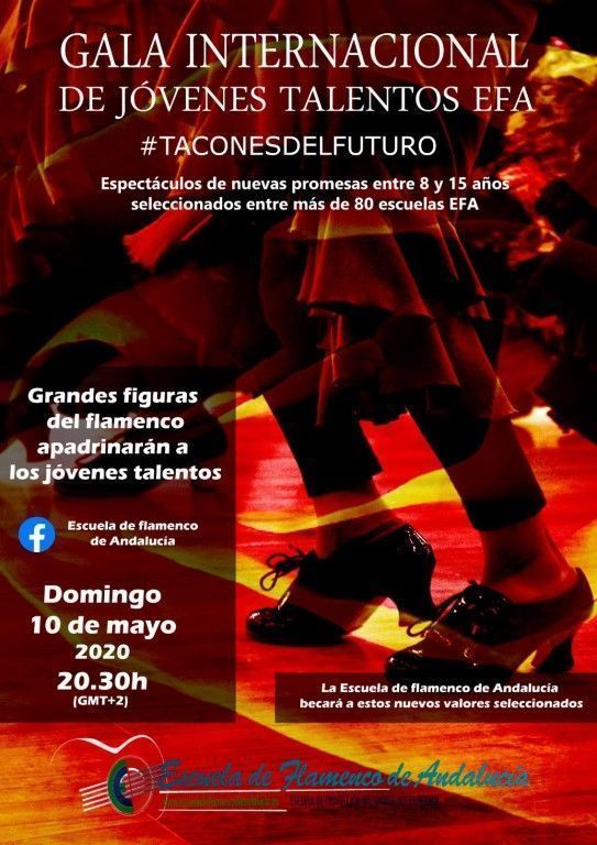 La Escuela de Flamenco de Andalucía organiza una gala para jóvenes talentos del baile flamenco