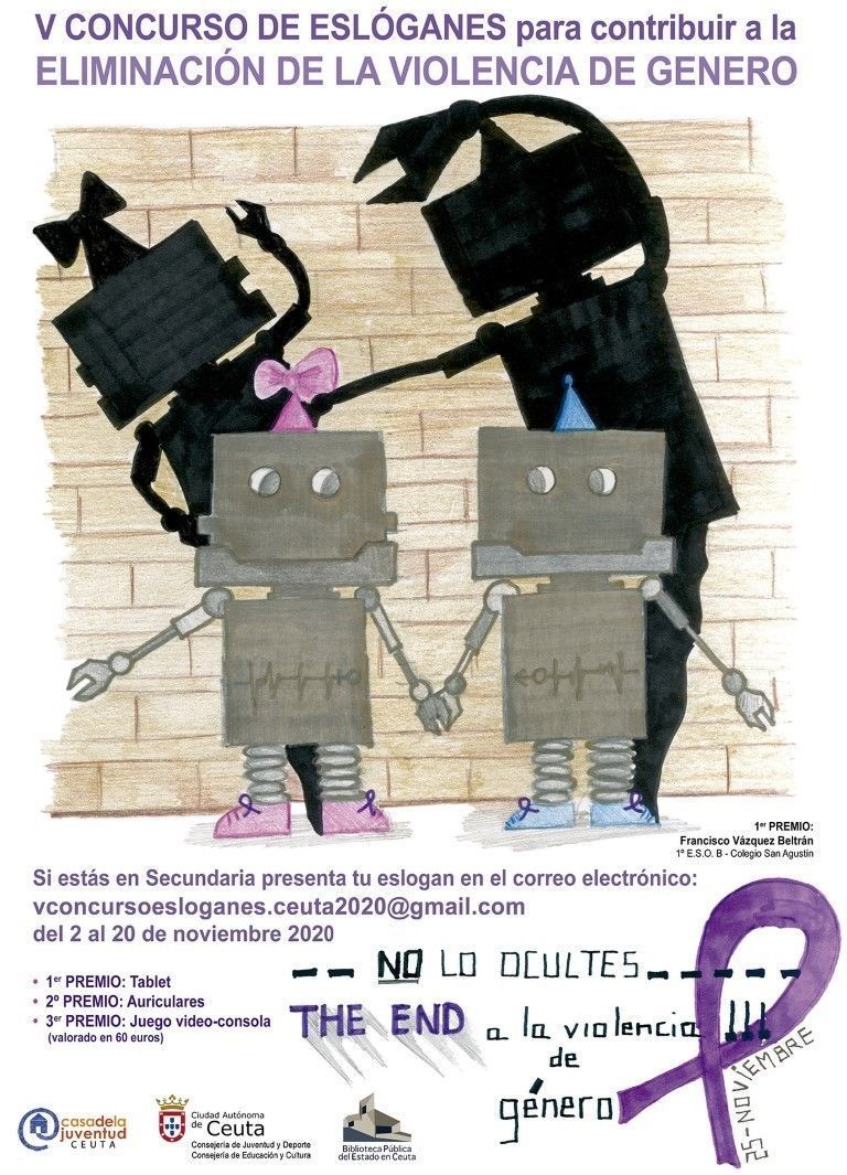 La Biblioteca Pública y la Casa de la Juventud convocan el V Concurso de Eslóganes contra la violencia de género