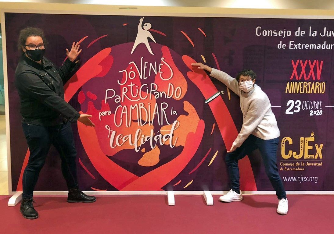 El Consejo de la Juventud de Ceuta acude al 35 aniversario del Consejo de la Juventud de Extremadura