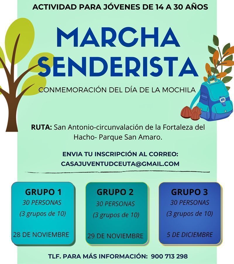 Juventud organiza marchas senderistas para explicar el origen de La Mochila