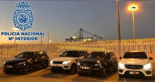 La Policía Nacional desmantela en Algeciras un punto de guarda y custodia de vehículos de transporte de fardos de hachís