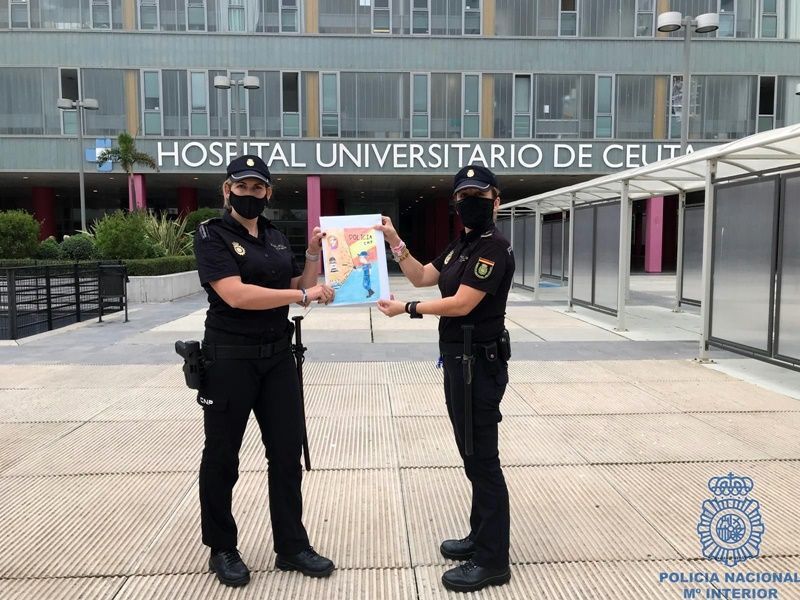 La Policía Nacional pide enviar cartas y dibujos a las personas ingresadas por COVID-19 en el hospital
