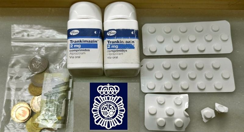 La Policía Nacional detiene a un individuo por un delito contra la salud pública