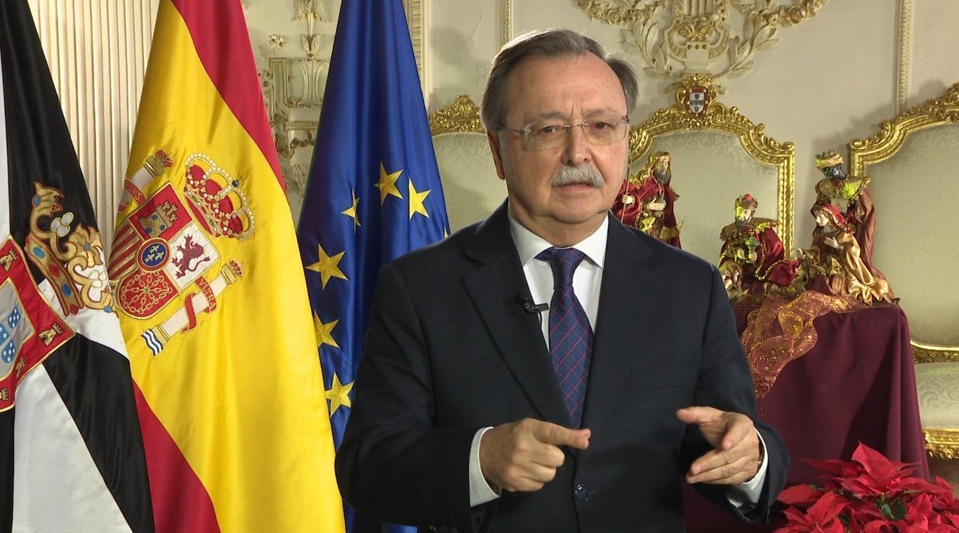 El presidente Vivas felicita la Navidad a todos los ceutíes