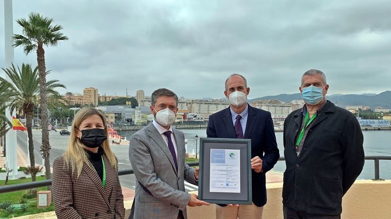 El Puerto de Ceuta renueva su certificación PERS y se mantiene dentro de la red ‘Ecoports’