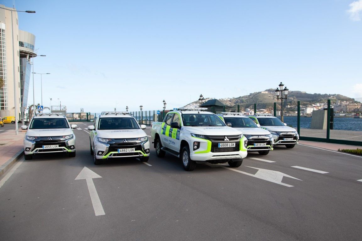 El puerto de Ceuta incorpora cinco nuevos vehículos para reforzar a la Policía portuaria