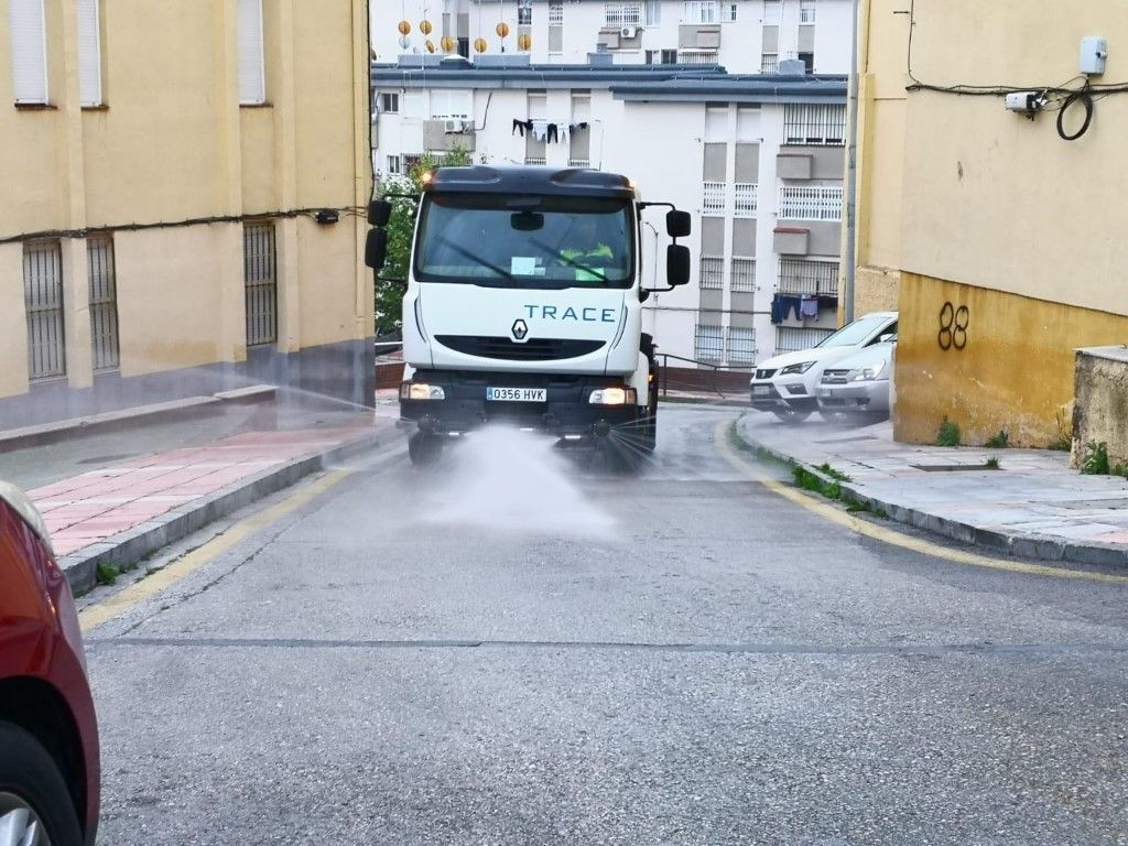 TRACE desinfecta hoy las barriadas de Los Rosales y Juan Carlos I