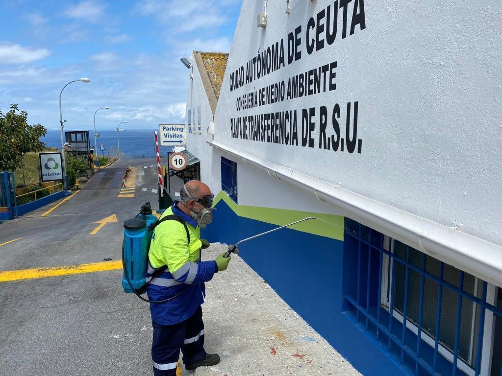 UGT felicita a la plantilla de Urbaser por su labor en la planta de transferencia de residuos