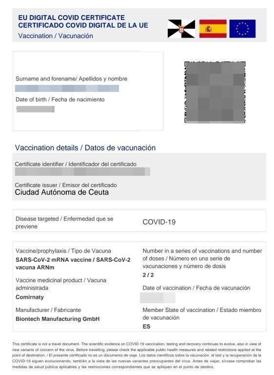 La justicia autoriza el “pasaporte covid” en la Comunidad Valenciana