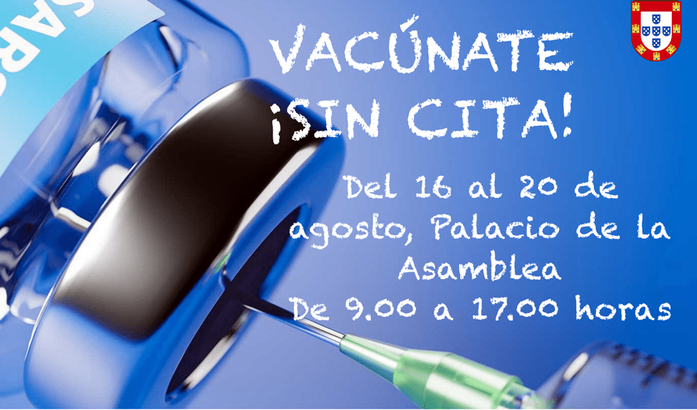La Ciudad volverá a vacunar sin cita previa de lunes a viernes en el Palacio Autonómico