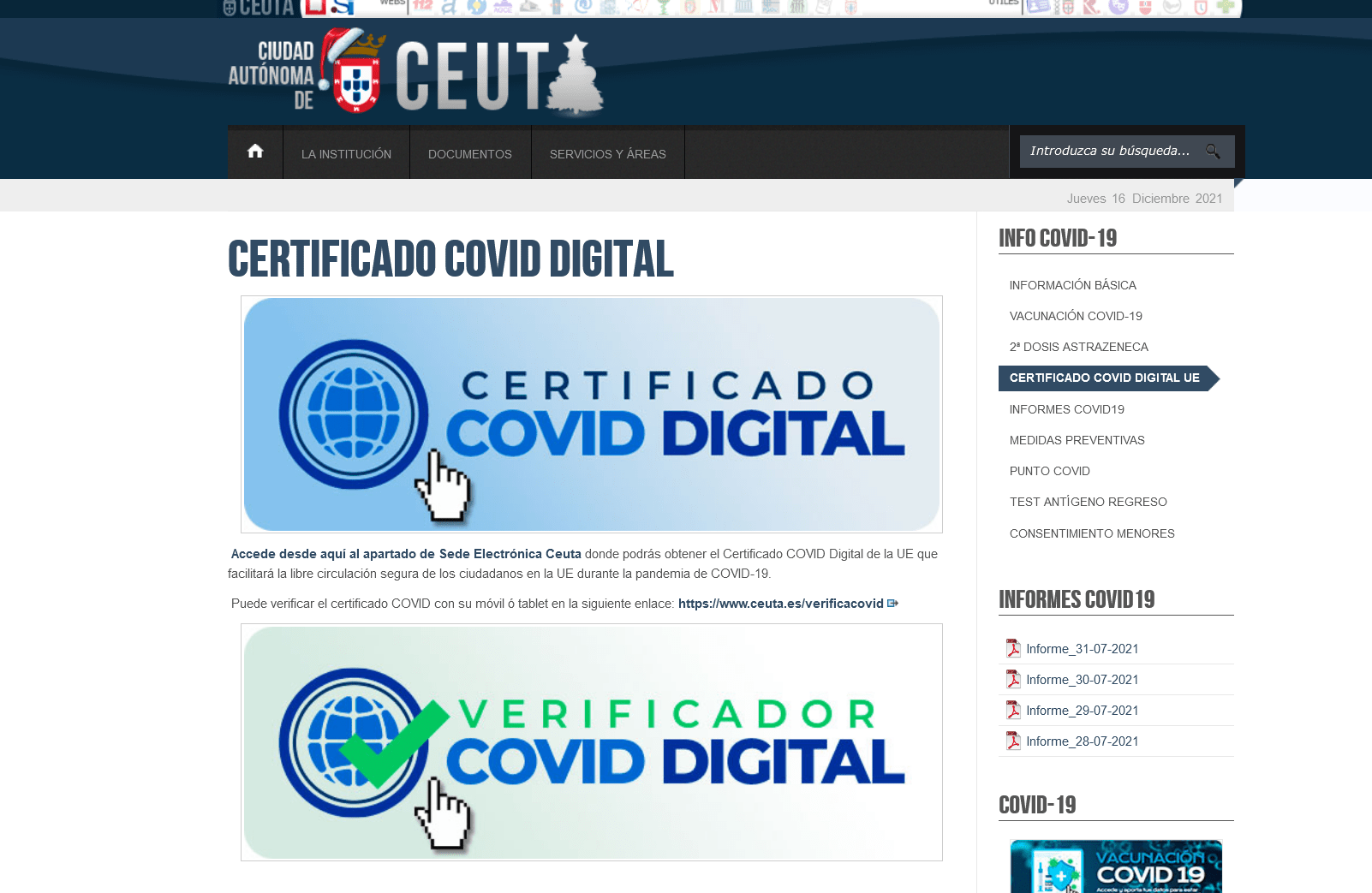La Ciudad habilita una aplicación para verificar el certificado covid de la UE