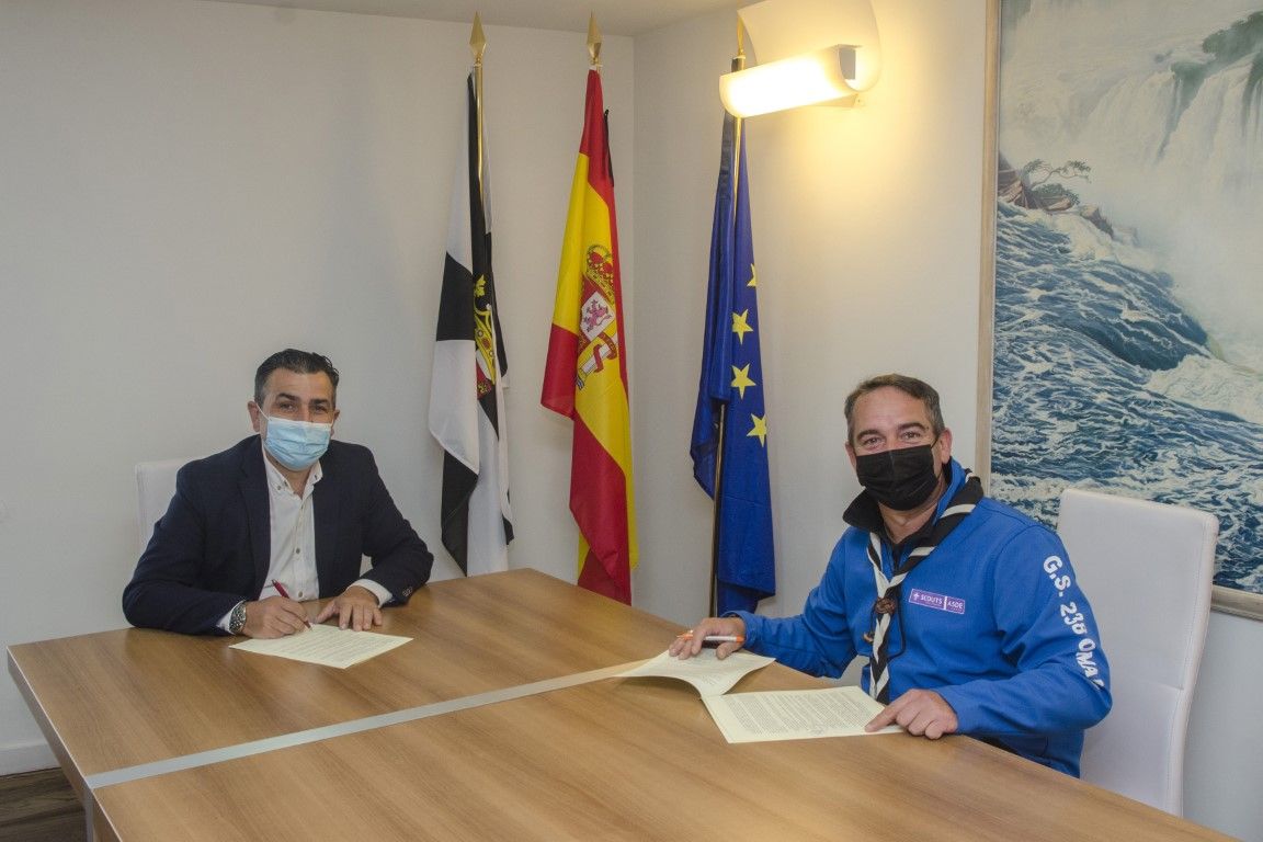La Ciudad renueva su convenio con la asociación Scouts