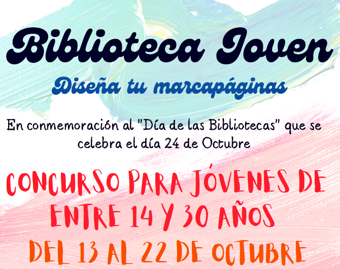 La Casa de la Juventud y la Biblioteca Adolfo Suárez convocan un concurso de diseño de marcapáginas    