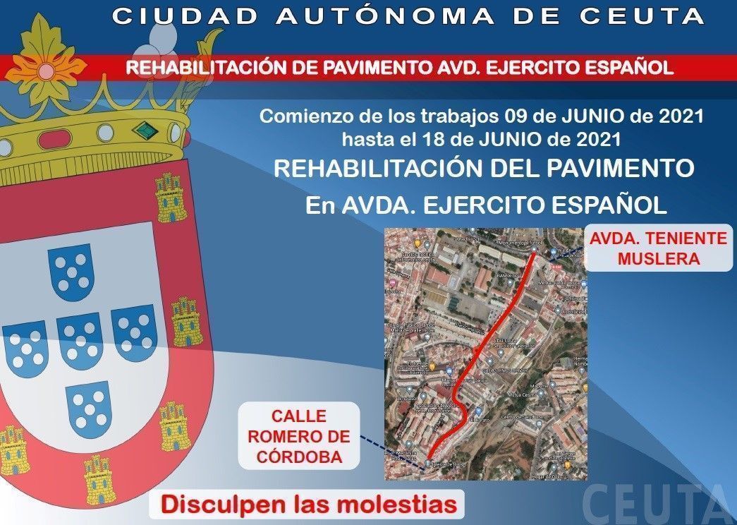 Mañana comienza el asfaltado de la Avenida Ejército Español