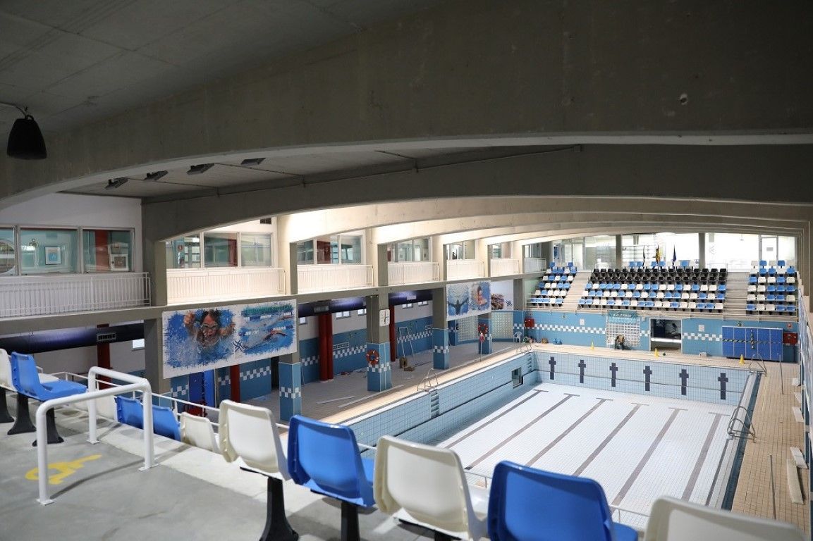 Deporte avanza en las obras de mejora de las instalaciones del polideportivo Guillermo Molina    