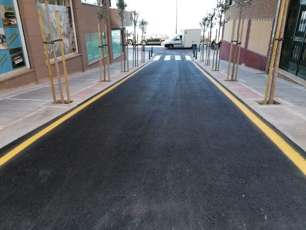 Finalizan las obras de mejora de accesibilidad del tramo de la calle Queipo de Llano