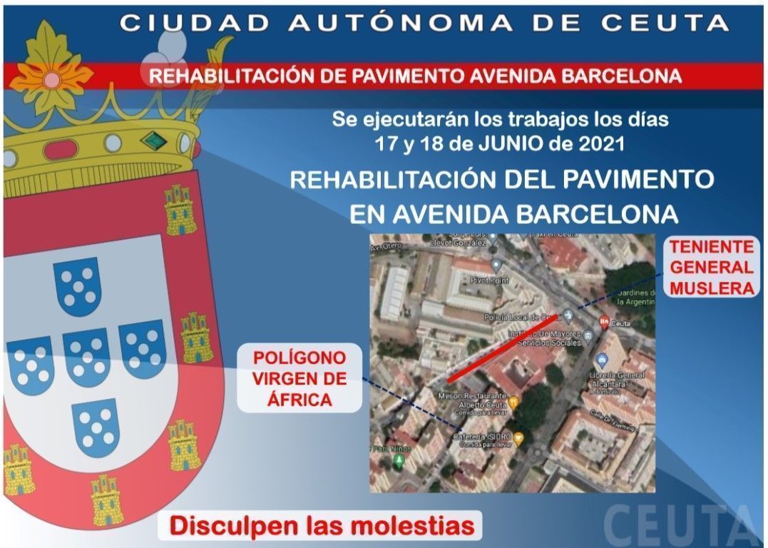 La campaña de asfaltado continúa en la Avenida Barcelona