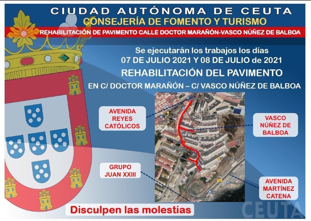 Las obras de asfaltado continuarán mañana en O'Donell