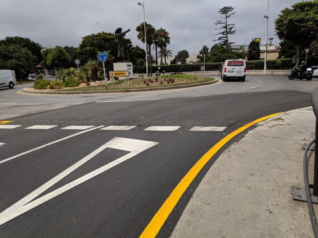 Fomento da por terminados los trabajos de mantenimiento del desdoblamiento de Las Palmeras