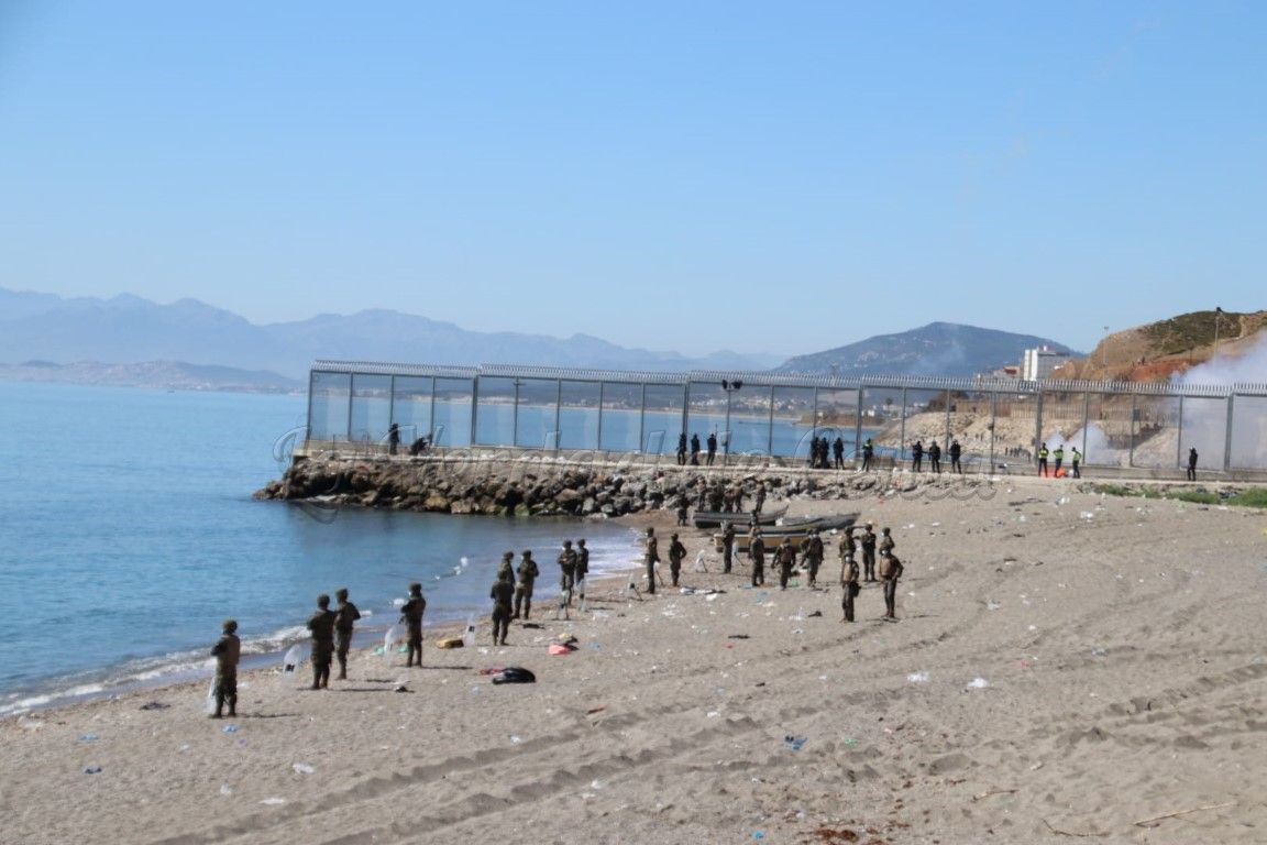La frontera del Tarajal vuelve a amanecer tranquila al no registrar ninguna entrada