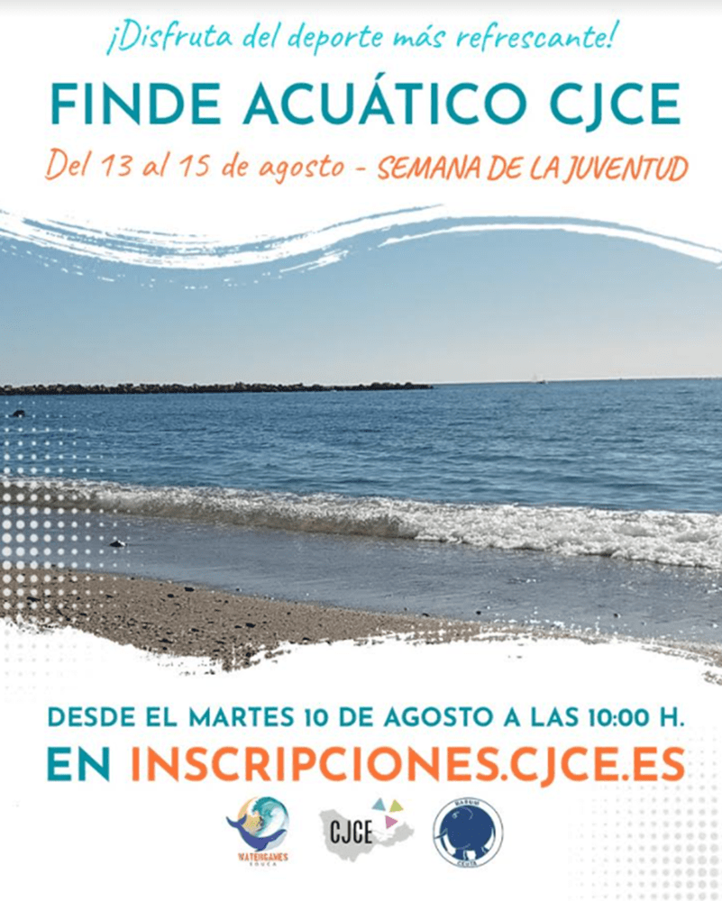 El CJCE oferta más de 80 plazas para actividades acuáticas durante la Semana de la Juventud