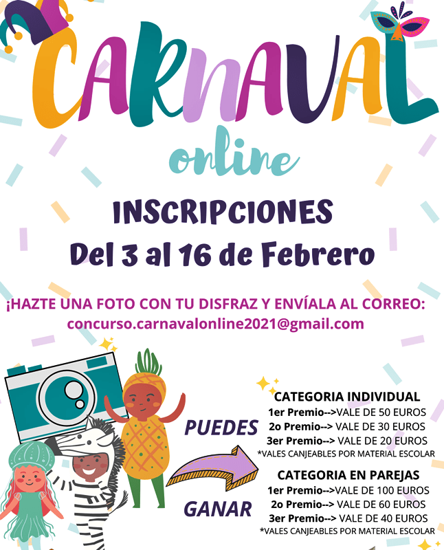 Organizan un concurso de fotografía online para carnaval