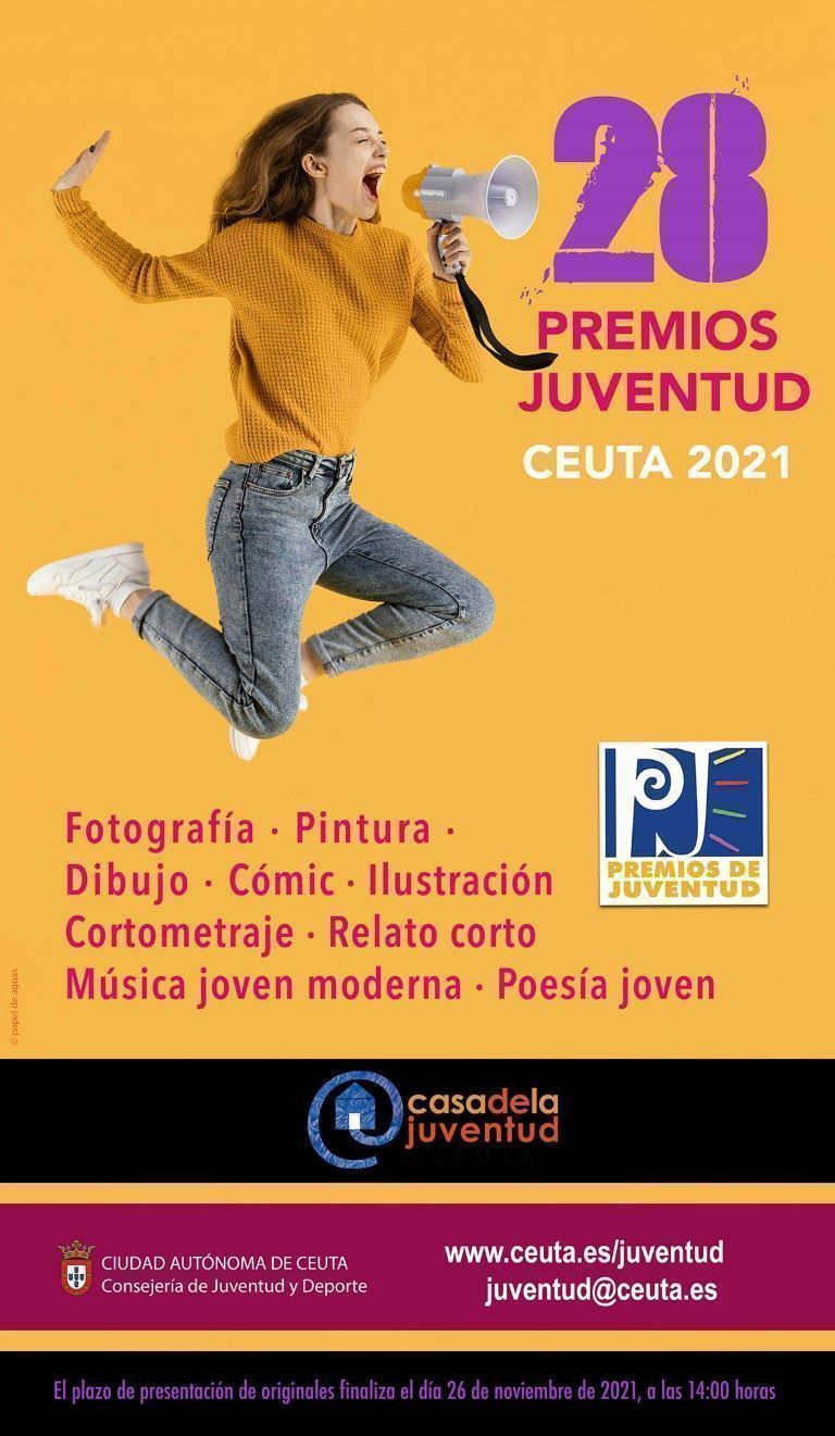 La Ciudad abre el plazo para participar en la XXVIII de los Premios Juventud    
