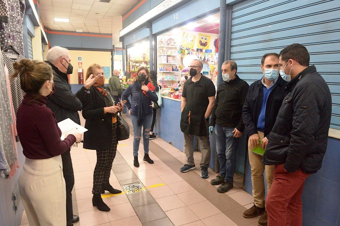 La Ciudad valora los daños ocasionados por las lluvias en el Mercado Central
