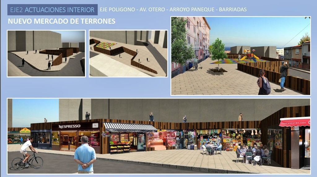 La Ciudad impulsará la actividad comercial de la barriada de Terrones con la reforma integral de su mercado  