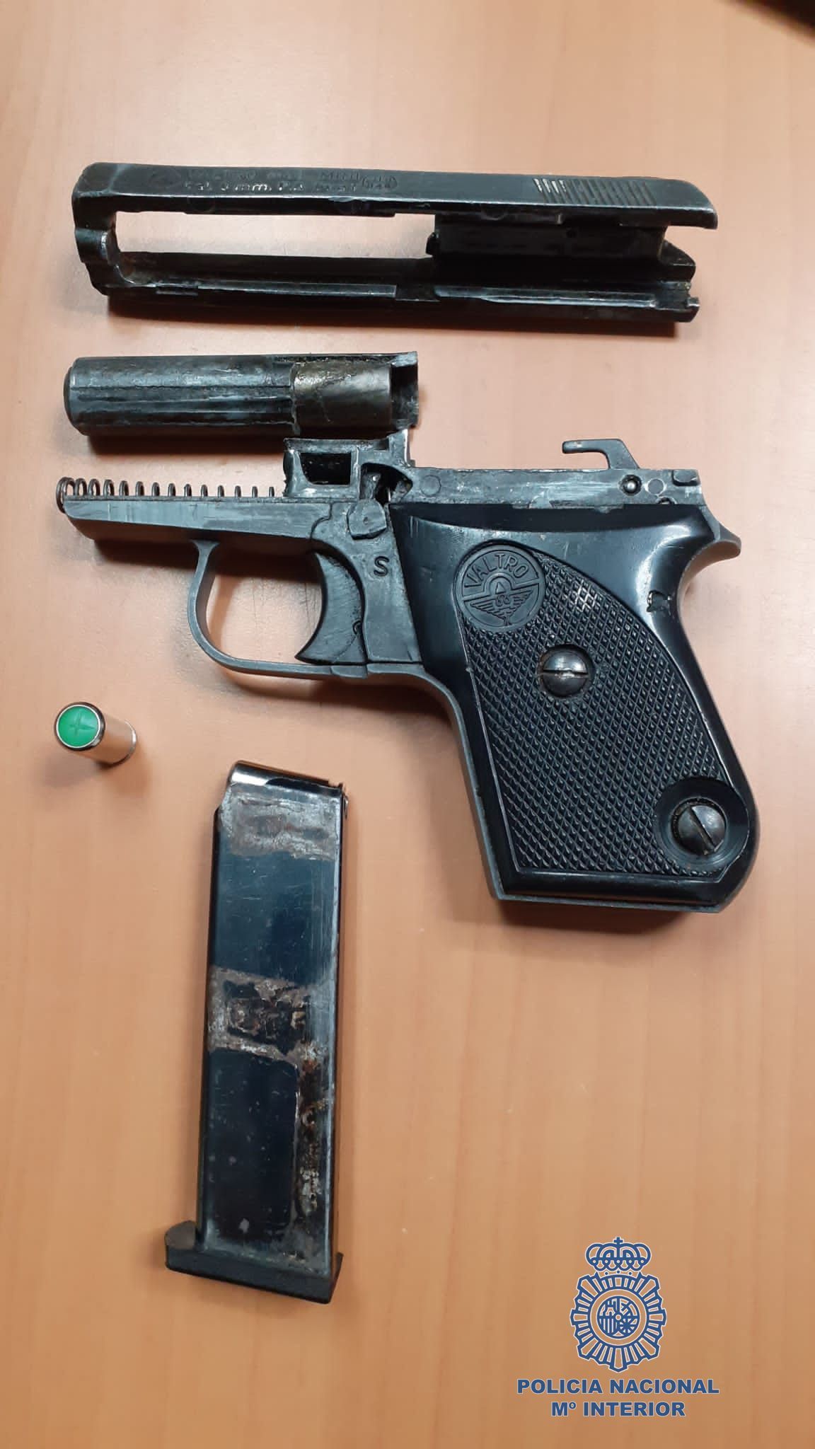La Policía Nacional detiene a un individuo por un delito de Tenencia Ilícita de Armas
