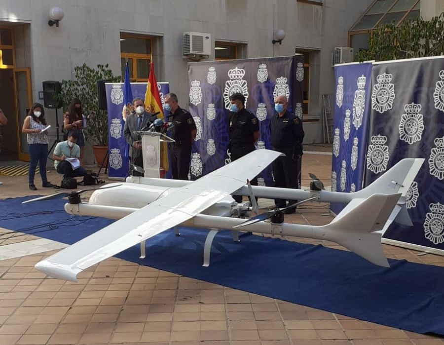 Intervienen un dron usado para el transporte de droga entre Marruecos y España