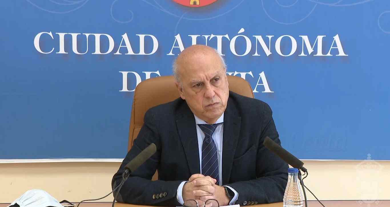El consejero de Sanidad del Gobierno de Ceuta, Javier Guerrero