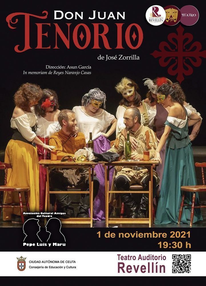 Cultura pondrá mañana a la venta las entradas para la representación de la obra Don Juan Tenorio