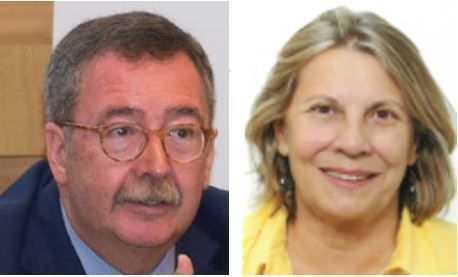 El presidente del CARL y la directora provincial del SEPE, colegiados eméritos de los Graduados Sociales de Cádiz y Ceuta