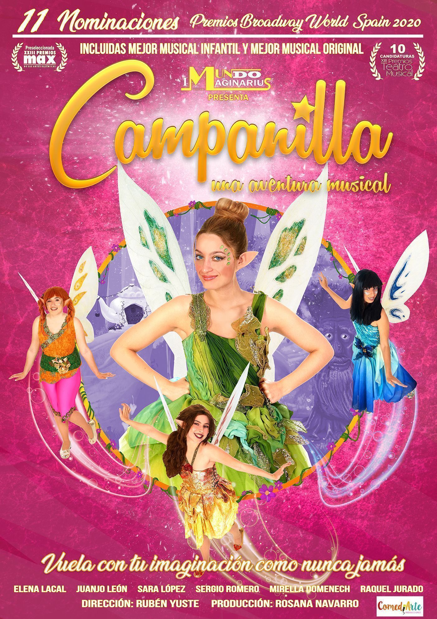Cultura traerá en mayo al Teatro Auditorio del Revellín una nueva adaptación musical de 'Campanilla'      