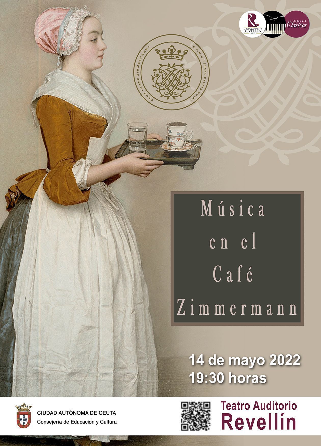 A partir de mañana Cultura pondrá a la venta las entradas para el evento "Música en el Café Zimmerman"