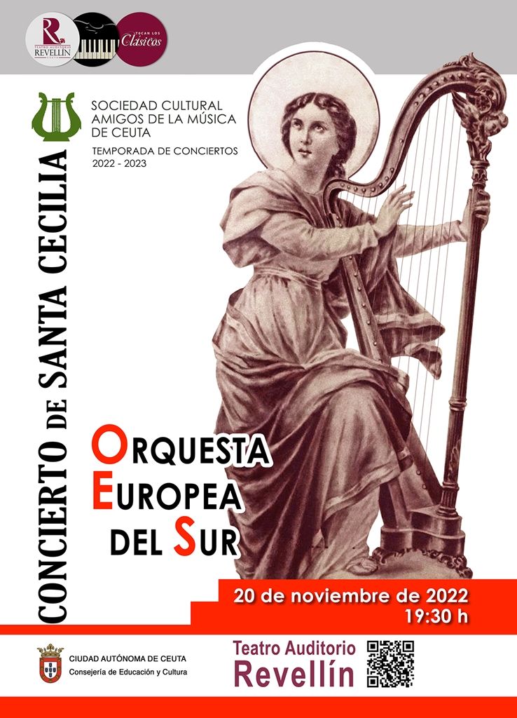 La Orquesta Europea del Sur, protagonista del concierto en honor a Santa Cecilia           