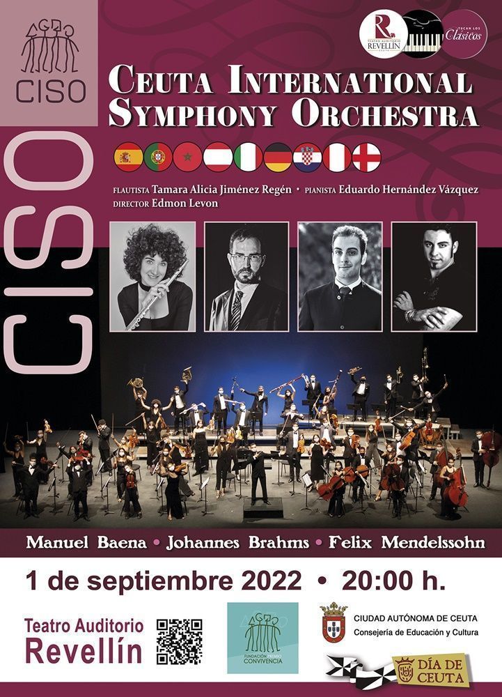 Cultura saca a la venta las entradas para el concierto que la CISO ofrecerá en el Teatro del Revellín el 1 de septiembre