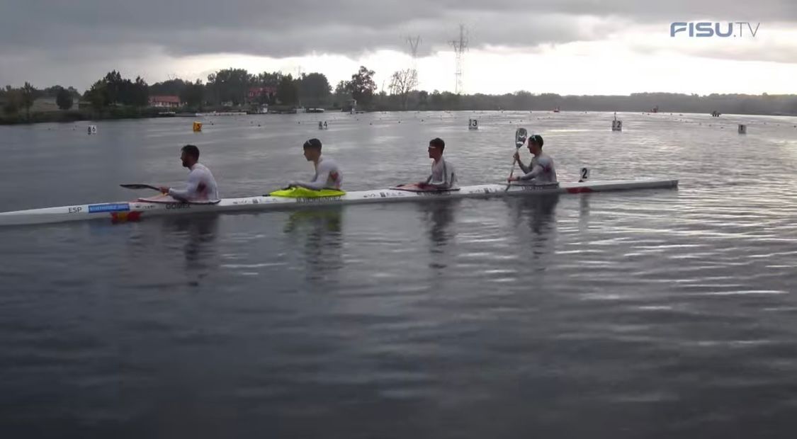 José Luis Gómez, séptimo en el K-4 500 metros del Mundial