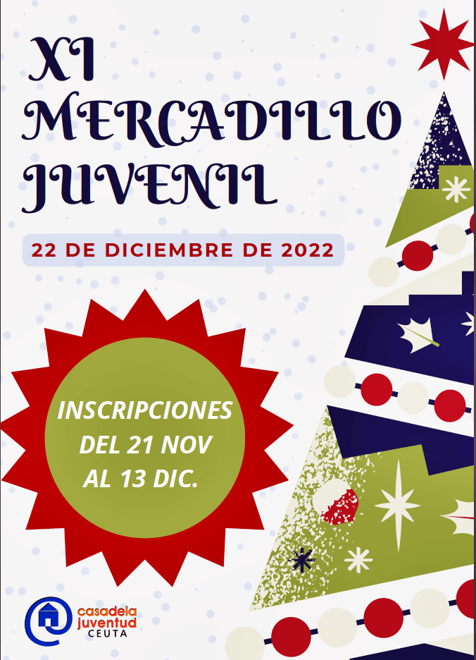 La Casa de la Juventud celebrará su tradicional mercadillo navideño el 22 de diciembre en la Plaza de los Reyes