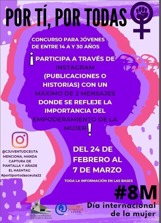Mañana se abren las inscripciones para el concurso “Por tí, por nosotras”