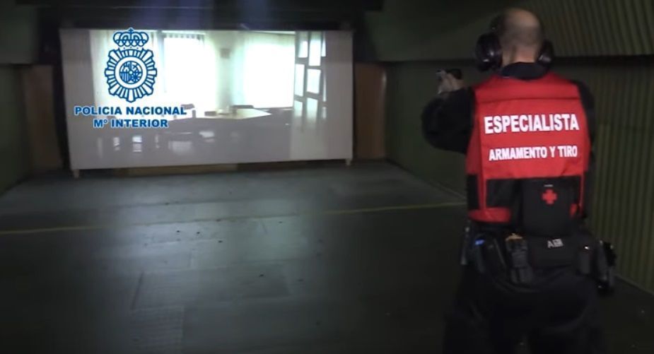La Policía Nacional incorpora galerías de tiro virtuales para el entrenamiento de sus agentes