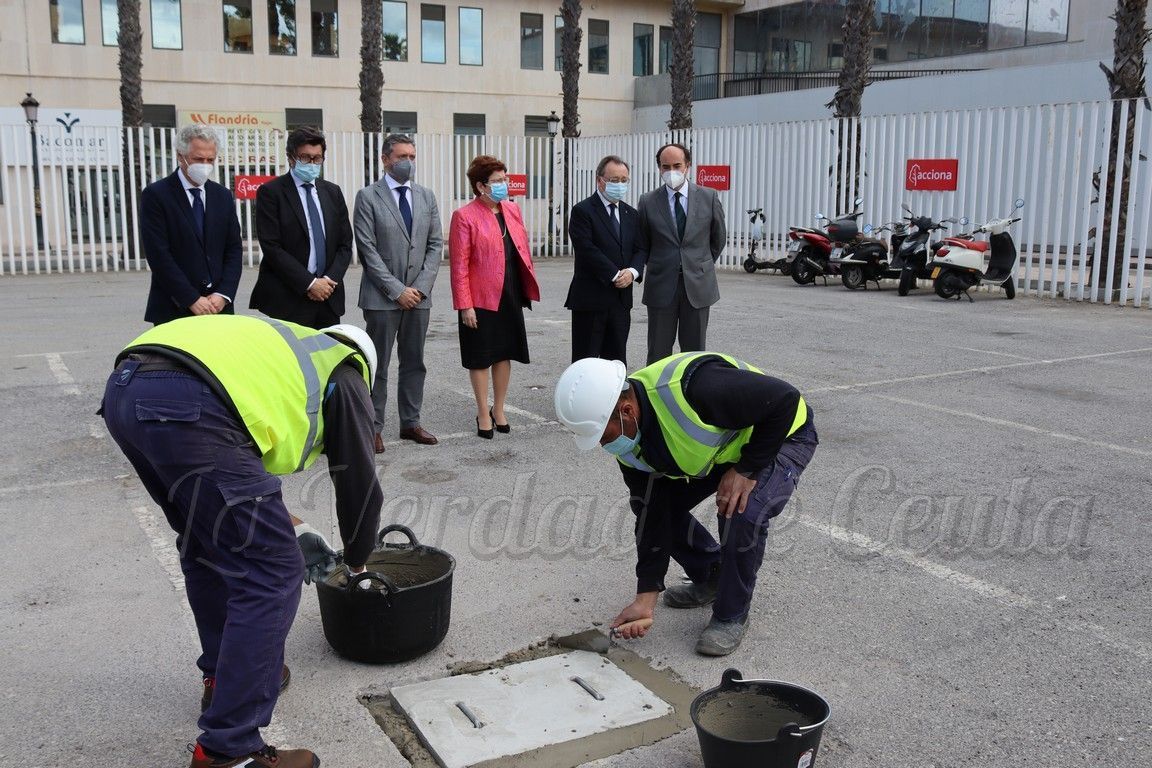 Colocada la primera piedra de la nueva Estación Marítima de Ceuta