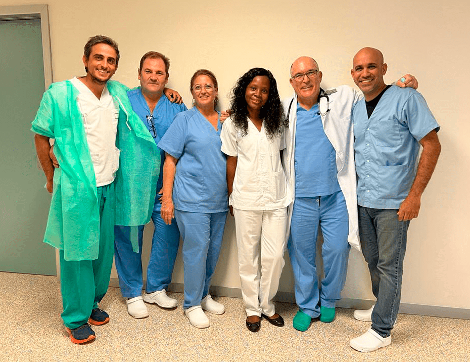 Termina la estancia de especialización cardiológica de la médico de Santo Tomé y Príncipe en el Hospital de Ceuta
