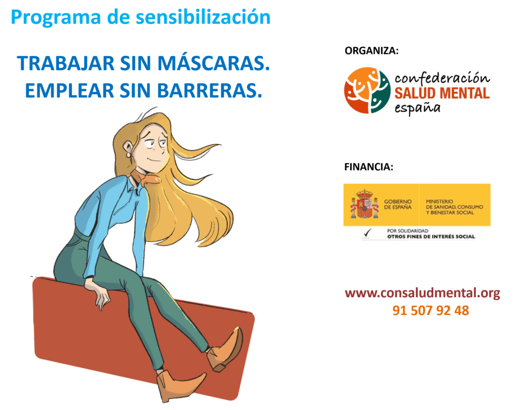 Solo el 12,9% de las personas con diagnóstico en salud mental ha compartido su problema con compañeros/as de trabajo