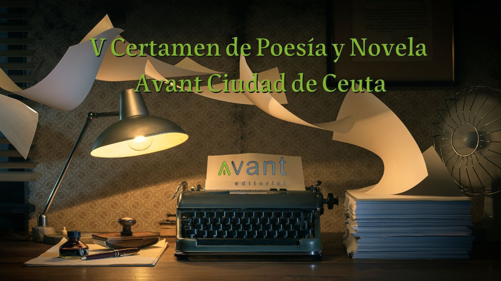 Convocado el Certamen de Poesía y Novela Avant Ciudad de Ceuta 2023