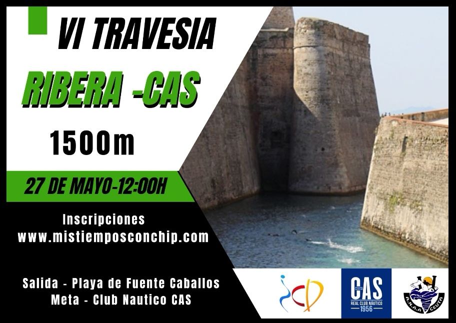 130 nadadores participan mañana en la “VI Travesía a Nado Ribera-CAS”
